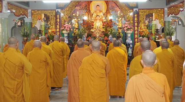 Chư tôn đức Phật giáo quận Gò Vấp bố-tát, sinh hoạt Phật sự mùa An cư kiết hạ ảnh 8