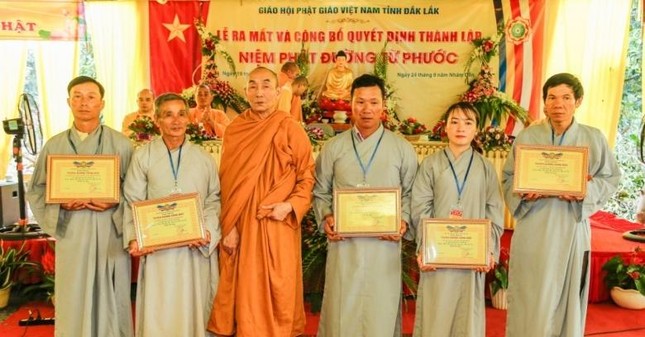 Đắk Lắk: Lễ công bố quyết định thành lập niệm Phật đường Từ Phước ảnh 2