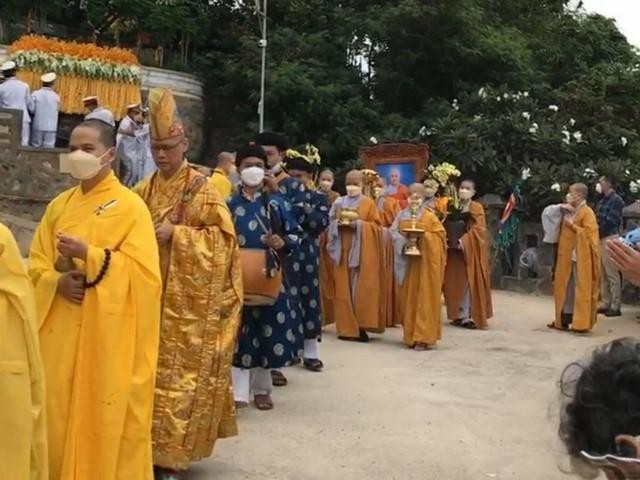 Lễ truy điệu, phụng tống kim quan Ni trưởng Thích nữ Như Nguyên trà-tỳ ảnh 3