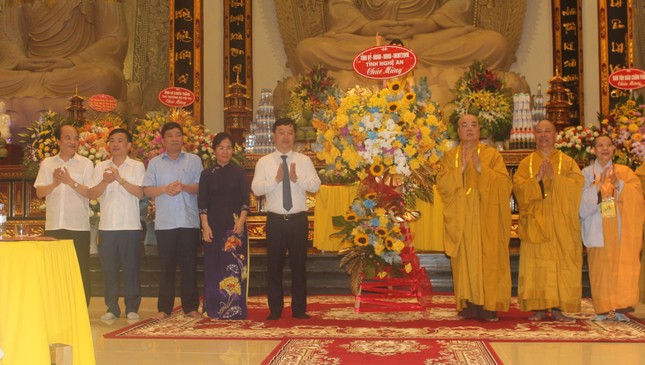 Ban Trị sự GHPGVN tỉnh Nghệ An tổ chức Đại lễ Phật đản Phật lịch 2566 tại chùa Diệc ảnh 2