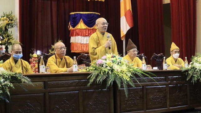 Học viện Phật giáo VN tại Hà Nội khai pháp khóa An cư kiết hạ Phật lịch 2566 ảnh 5