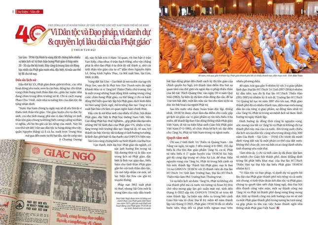 “Vì Dân tộc và Đạo pháp, vì danh dự và quyền lợi lâu dài của Phật giáo” ảnh 1