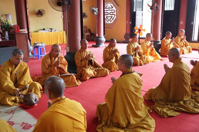 Thái Bình: Hơn 450 Tăng Ni chính thức bắt đầu mùa hậu an cư kiết hạ Phật lịch 2566 ảnh 3
