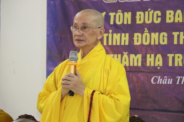 Đồng Tháp: Ban Trị sự GHPGVN tỉnh thăm các đạo tràng An cư kiết hạ ảnh 2