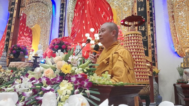 Lễ cắt băng khánh thành chánh điện chùa Diệc - Trụ sở Ban Trị sự GHPGVN tỉnh Nghệ An ảnh 3