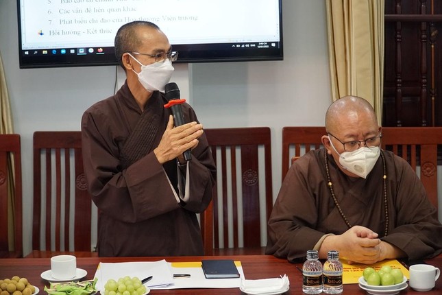 Học viện Phật giáo VN tại TP.HCM sẽ dạy và học trực tiếp sau Tết nguyên đán ảnh 13