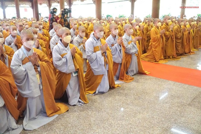 Chính thức khai mạc Đại giới đàn Thiện Hoa Phật lịch 2565 tại thiền viện Thường Chiếu (Đồng Nai) ảnh 28