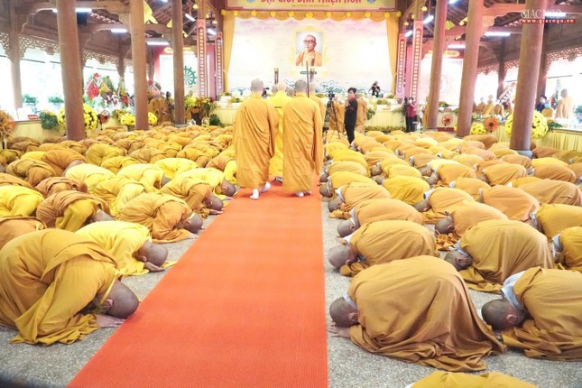 Chính thức khai mạc Đại giới đàn Thiện Hoa Phật lịch 2565 tại thiền viện Thường Chiếu (Đồng Nai) ảnh 34