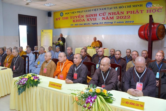 263 Tăng Ni dự thi tuyển vào khóa XVII Học viện Phật giáo VN tại TP.HCM  ảnh 3