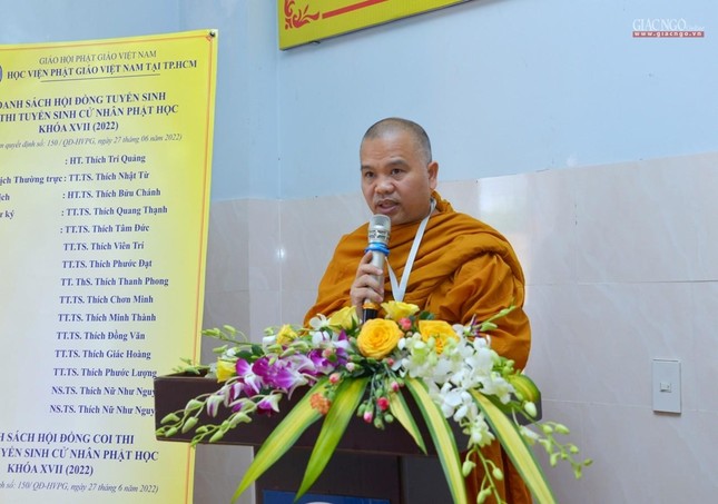 263 Tăng Ni dự thi tuyển vào khóa XVII Học viện Phật giáo VN tại TP.HCM  ảnh 8
