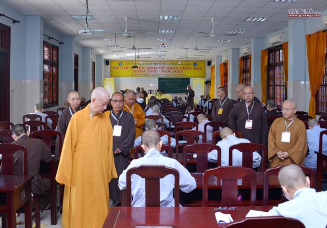 263 Tăng Ni dự thi tuyển vào khóa XVII Học viện Phật giáo VN tại TP.HCM  ảnh 4