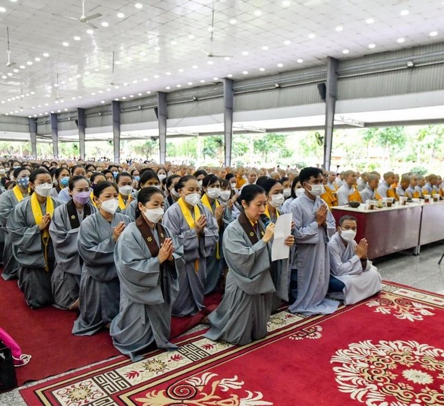 Trường hạ Học viện Phật giáo VN tại TP.HCM tổ chức lễ tác pháp Tự tứ, Vu lan  ảnh 27