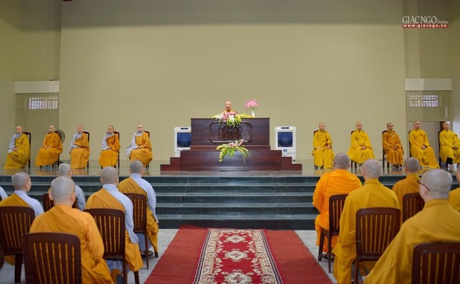 Trường hạ Học viện Phật giáo VN tại TP.HCM tổ chức lễ tác pháp Tự tứ, Vu lan  ảnh 4