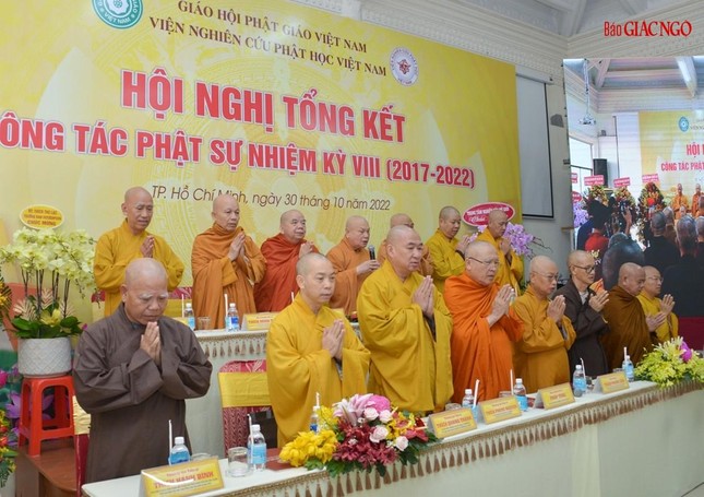 Viện Nghiên cứu Phật học Việt Nam tổng kết công tác Phật sự nhiệm kỳ VIII (2017-2022) ảnh 1