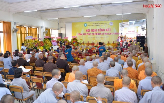 Viện Nghiên cứu Phật học Việt Nam tổng kết công tác Phật sự nhiệm kỳ VIII (2017-2022) ảnh 12