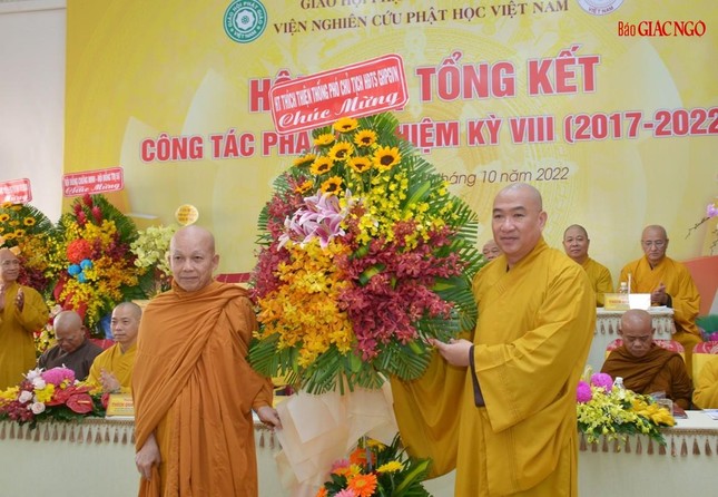 Viện Nghiên cứu Phật học Việt Nam tổng kết công tác Phật sự nhiệm kỳ VIII (2017-2022) ảnh 18