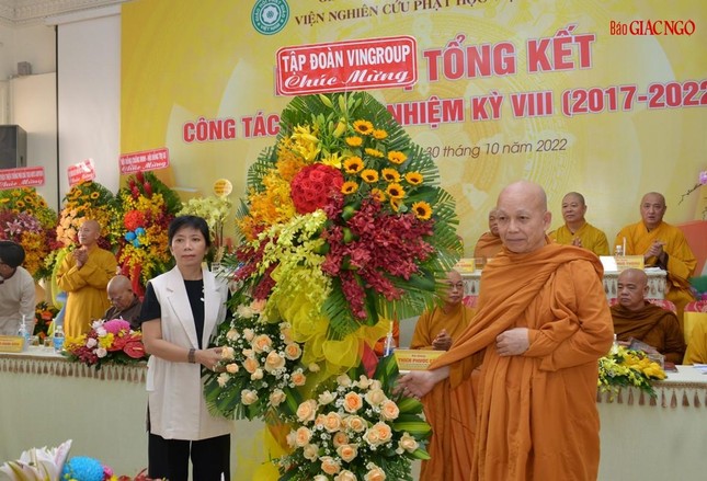 Viện Nghiên cứu Phật học Việt Nam tổng kết công tác Phật sự nhiệm kỳ VIII (2017-2022) ảnh 20
