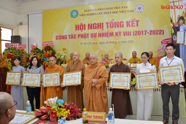 Viện Nghiên cứu Phật học Việt Nam tổng kết công tác Phật sự nhiệm kỳ VIII (2017-2022) ảnh 26