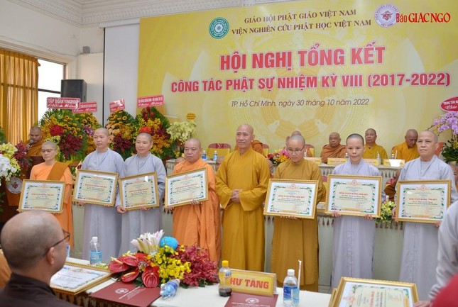 Viện Nghiên cứu Phật học Việt Nam tổng kết công tác Phật sự nhiệm kỳ VIII (2017-2022) ảnh 27