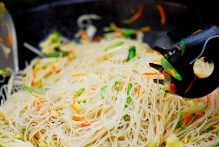 Bún gạo xào chay ảnh 9