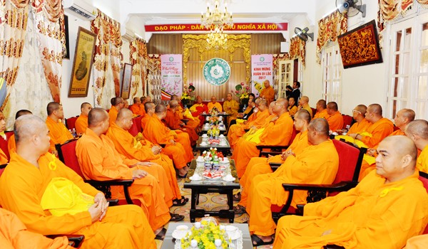 Tiếp đoàn Phật giáo An Nam tông tại trụ sở TƯGH ảnh 1