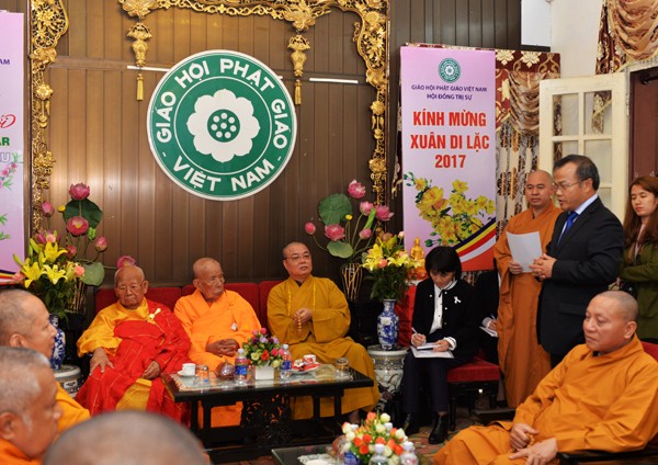 Tiếp đoàn Phật giáo An Nam tông tại trụ sở TƯGH ảnh 2