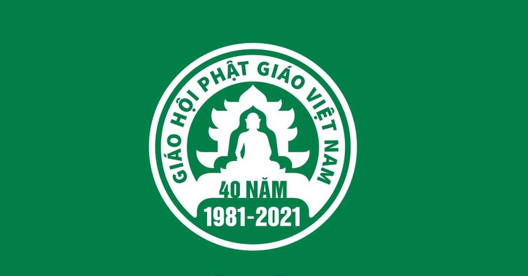 Logo chính thức Đại lễ Kỷ niệm 40 năm thành lập GHPGVN do Trung ương Giáo hội công bố