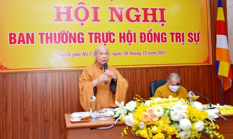 Hội nghị trực tuyến Ban Thường trực Hội đồng Trị sự GHPGVN