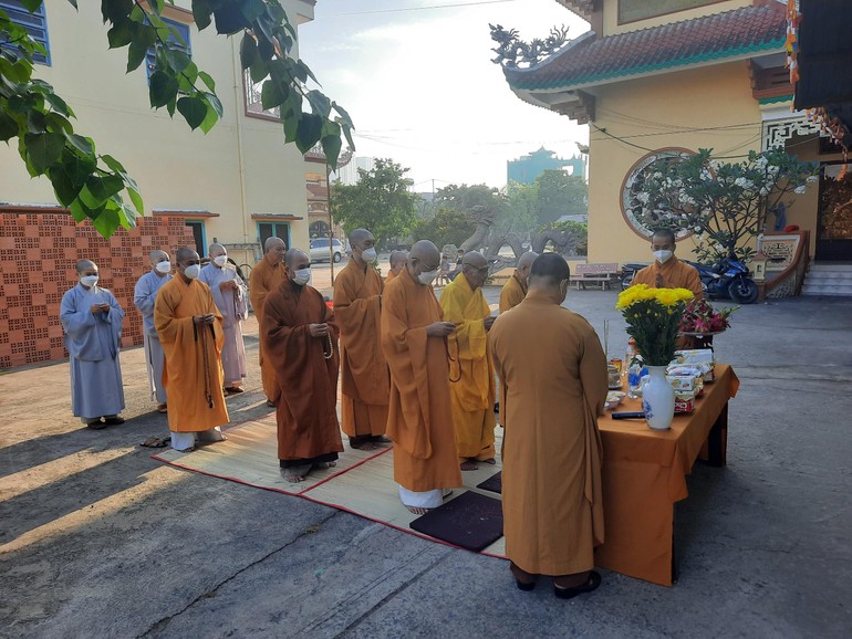 Ban Trị sự Phật giáo quận 7 động thổ tái thiết văn phòng 