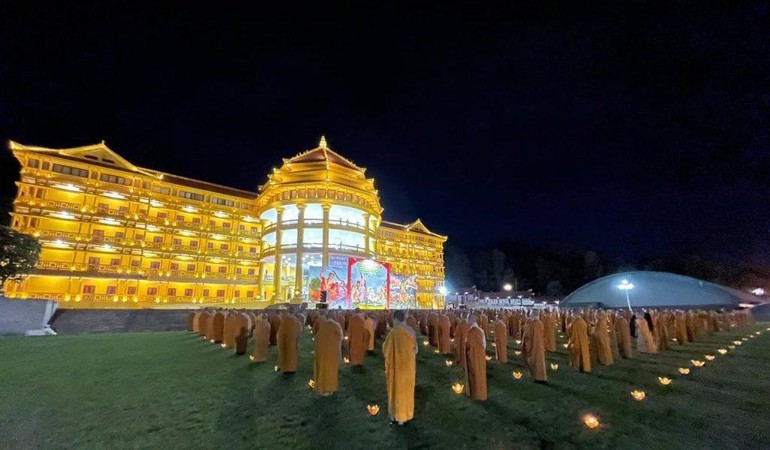 Học viện Phật giáo VN tại Hà Nội sẽ tổ chức lễ cầu an và tưởng niệm anh hùng liệt sĩ trong 7 ngày - Ảnh: Khuông Việt