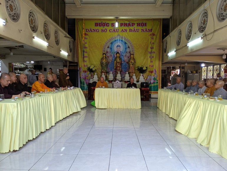 Ban Trị sự Phật giáo quận 4 họp triển khai công tác tổ chức đại hội tại chùa Phật Bửu