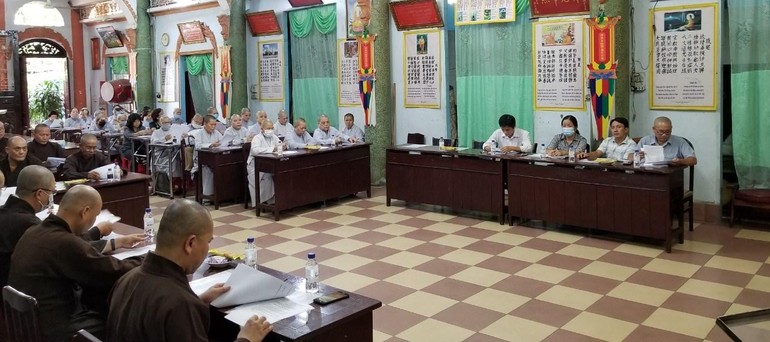 Phật giáo quận 1 chính thức họp triển khai kế hoạch thực hiện đại hội nhiệm kỳ 2021-2026