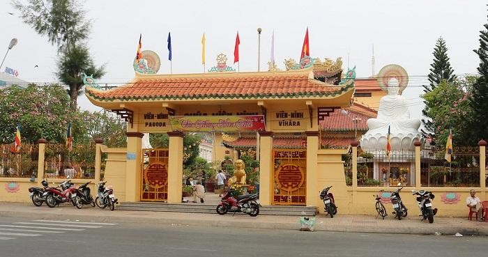 Trường Trung cấp Phật học tỉnh Bến Tre đặt tại chùa Viên Minh - Trụ sở Ban Trị sự tỉnh