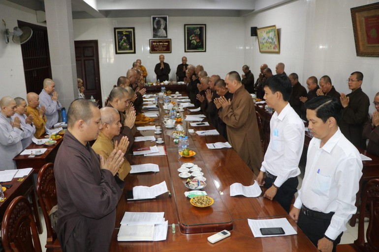 Ban Thường trực Ban Trị sự tỉnh đã họp, báo cáo công tác Phật sự quý I năm 2021