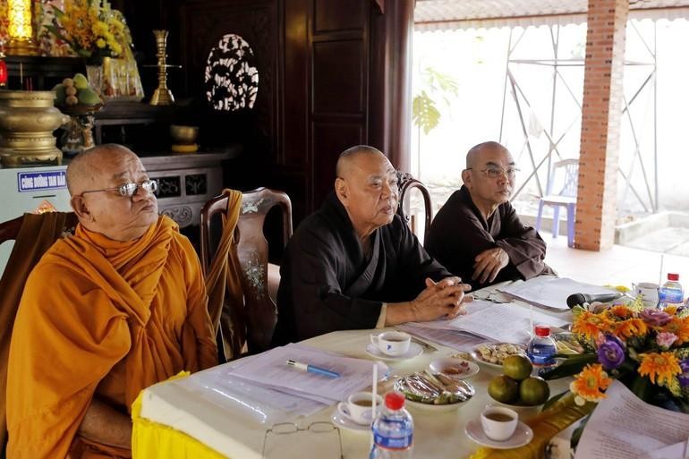 Chư tôn đức họp, dự kiến nhân sự cho Đại hội đại biểu Phật giáo thị xã Bình Long 