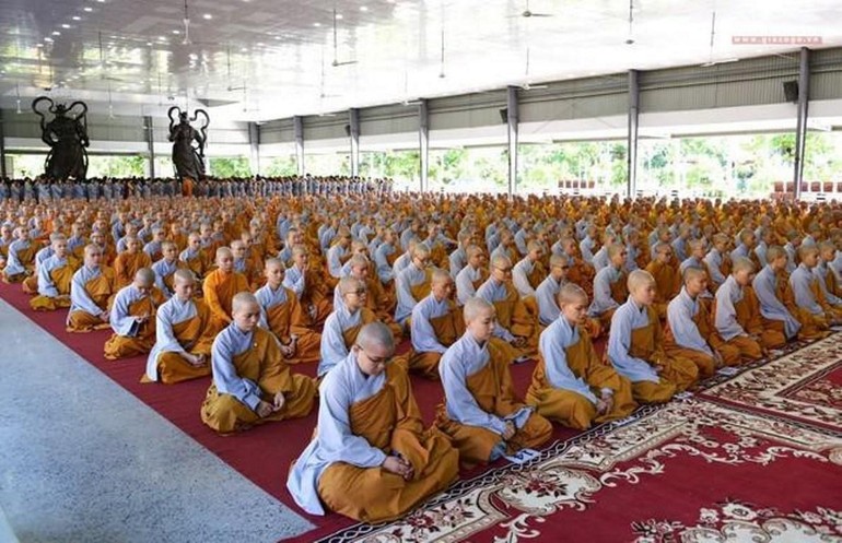 Khai mạc khóa An cư kiết hạ Phật lịch 2564 tại Học viện Phật giáo VN tại TP.HCM - cơ sở 2 - Ảnh: Bảo Toàn
