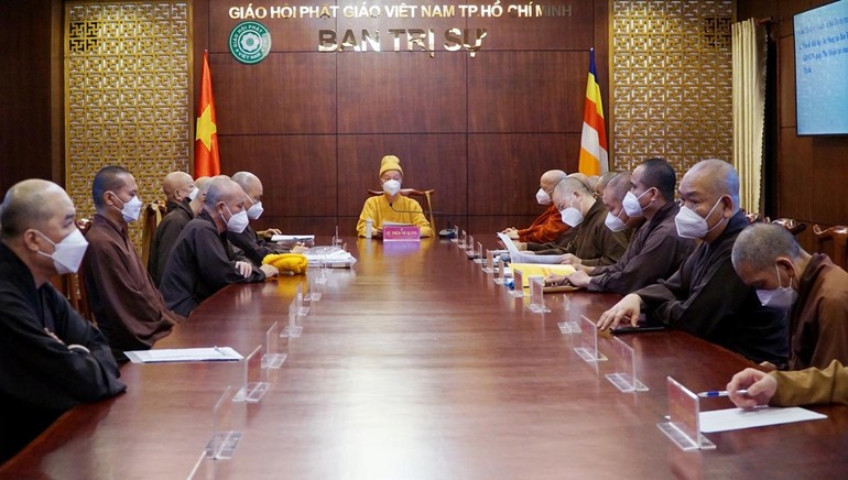 Chư tôn đức Ban Thường trực họp triển khai Phật sự cuối năm