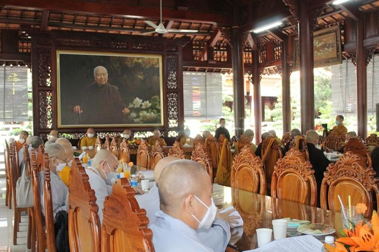 Ban Tổ chức Đại giới đàn Thiện Hoa Phật lịch 2565 họp thống nhất các nội dung tổ chức