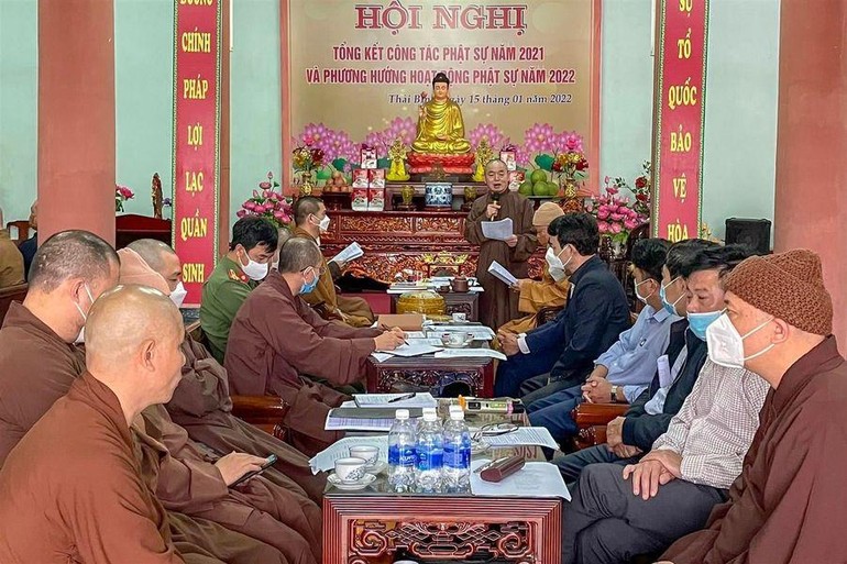 Ban Trị sự GHPGVN tỉnh Thái Bình triển khai kế hoạch tổ chức Đại hội đại biểu Phật giáo tỉnh lần thứ IX