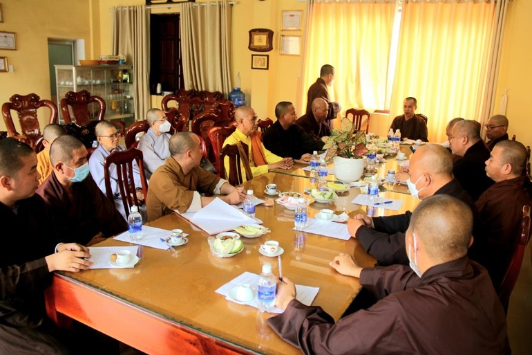 Ban Trị sự GHPGVN TP.Biên Hoà đã họp, triển khai một số Phật sự quan trọng