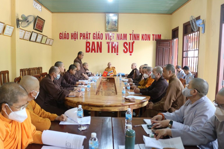 Ban Trị sự GHPGVN tỉnh Kon Tum họp thường kỳ