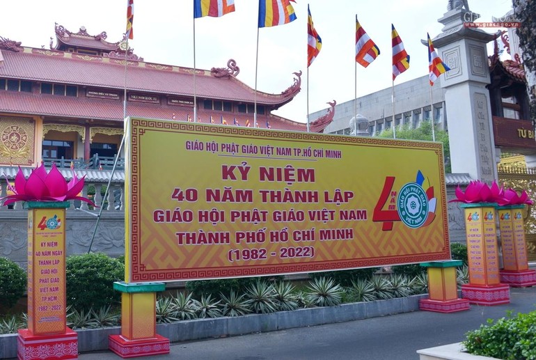 Phật giáo TP.HCM kỷ niệm 40 năm thành lập, hướng đến chào mừng Đại hội đại biểu Phật giáo TP.HCM lần thứ X