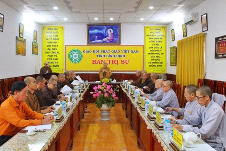 Buổi họp rà soát công tác tổ chức Đại hội Phật giáo tỉnh lần thứ VII, nhiệm kỳ 2022-2027