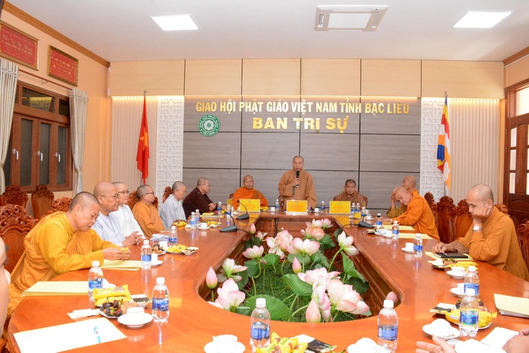 Chư tôn đức Ban Thường trực thảo luận các Phật sự của Phật giáo tỉnh