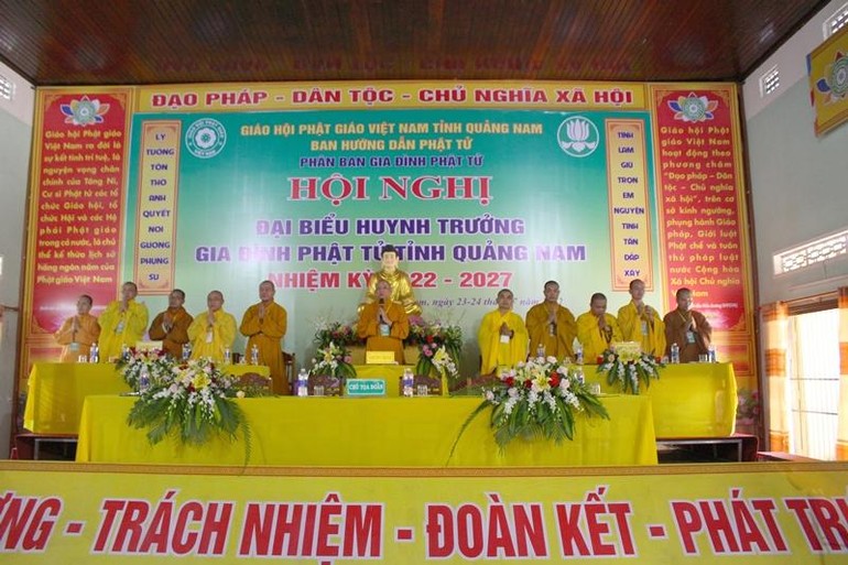 Quảng Nam: 114 huynh trưởng phát nguyện thọ cấp, Hội nghị Phân ban GĐPT tỉnh nhiệm kỳ 2022-2027