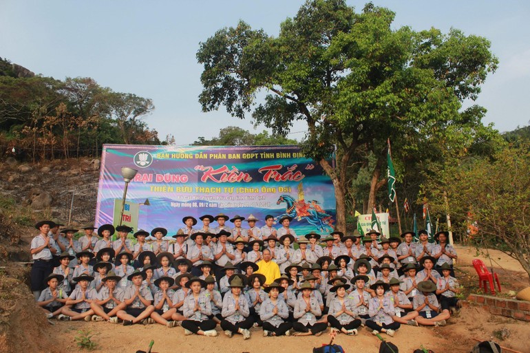 Phân ban Gia đình Phật tử tỉnh Bình Định tổ chức trại Kiền Trắc
