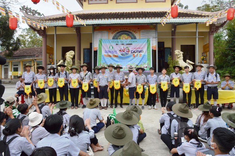 Phân ban Gia đình Phật tử huyện Thăng Bình, tỉnh Quảng Nam kỷ niệm ngày Dũng