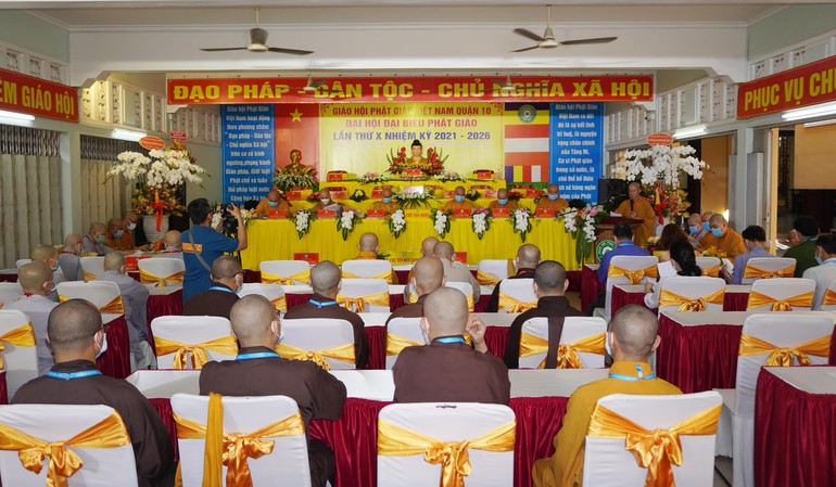 Phiên trù bị Đại hội đại biểu Phật giáo quận 10 nhiệm kỳ 2021-2026