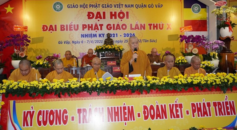 Phiên trù bị Đại hội Phật giáo quận Gò Vấp nhiệm kỳ 2021-2026