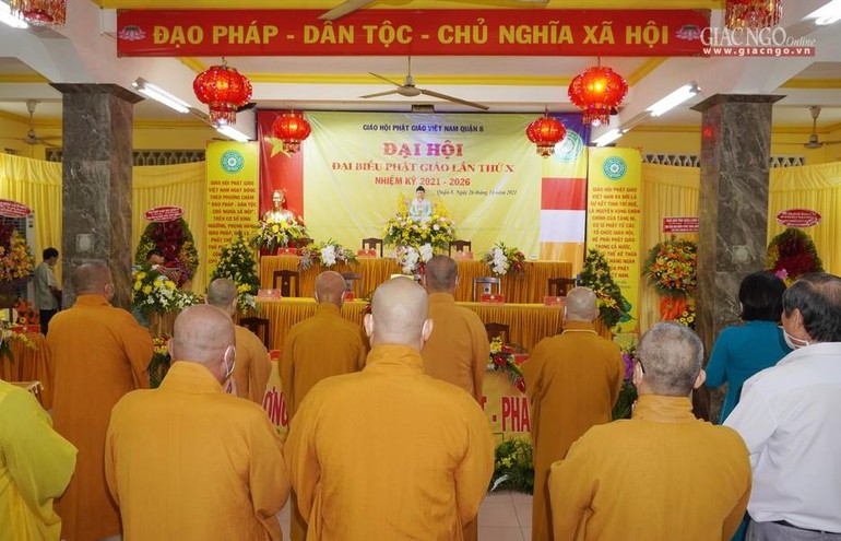Phiên trù bị Đại hội đại biểu Phật giáo quận 8 nhiệm kỳ 2021-2026